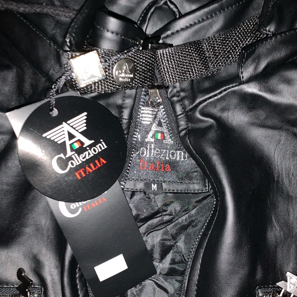 Italian A Collezioni jacket vegan leather